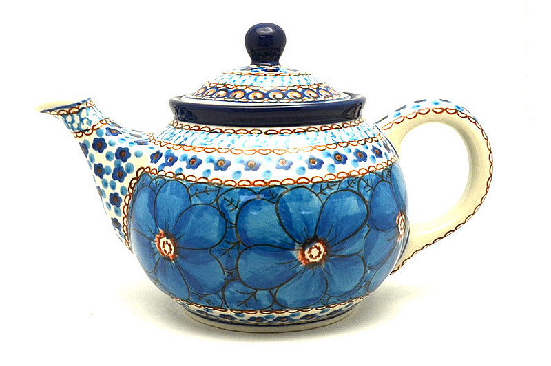 Ceramika Artystyczna Polish Pottery Teapot - 3/4 qt. - Unikat Signature - U408C 264-U408C (Ceramika Artystyczna)