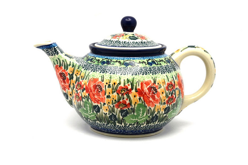 Ceramika Artystyczna Polish Pottery Teapot - 3/4 qt. - Unikat Signature - U4400 264-U4400 (Ceramika Artystyczna)
