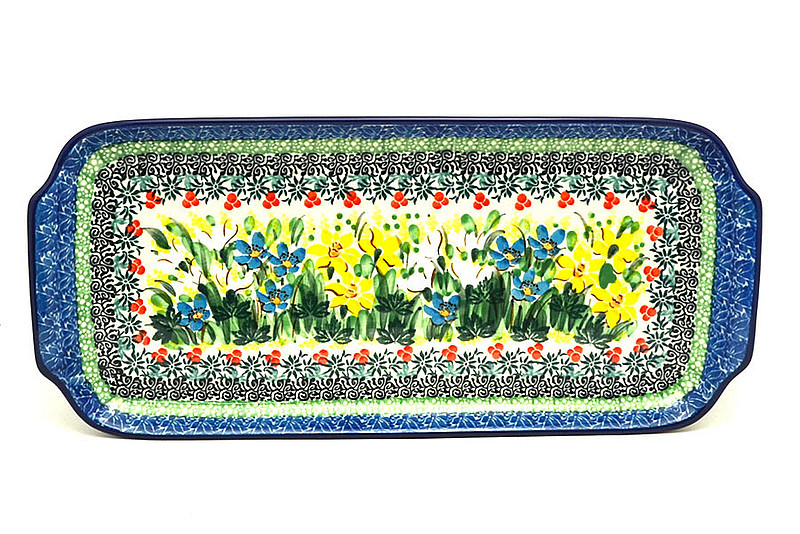 Ceramika Artystyczna Polish Pottery Tray - Appetizer - 12" - Unikat Signature U5131 410-U5131 (Ceramika Artystyczna)