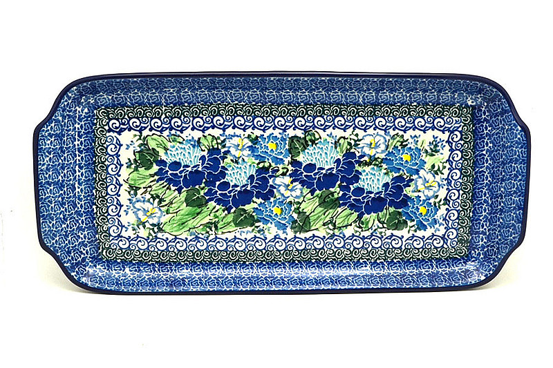 Ceramika Artystyczna Polish Pottery Tray - Appetizer - 12" - Unikat Signature U5138 410-U5138 (Ceramika Artystyczna)