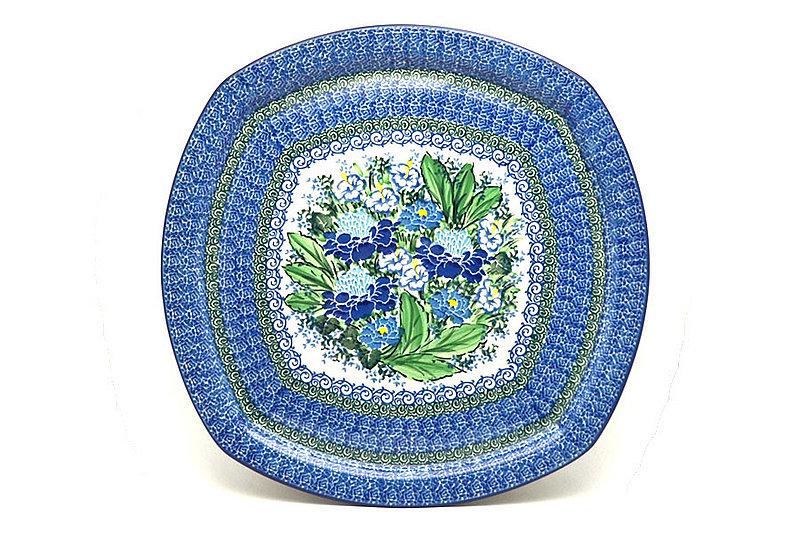 Polish Pottery Tray - Rounded Square - Unikat Signature - U5138