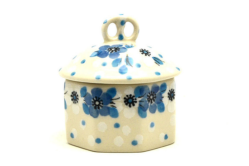 Ceramika Artystyczna Polish Pottery Trinket Box - Early Frost 110-2328a (Ceramika Artystyczna)