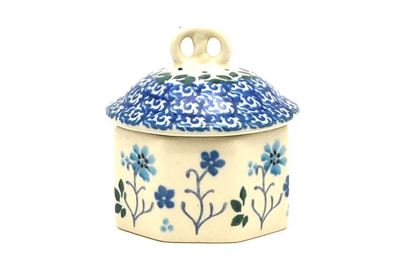 Ceramika Artystyczna Polish Pottery Trinket Box - Georgia Blue 110-2785a (Ceramika Artystyczna)