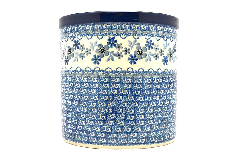 Ceramika Artystyczna Polish Pottery Utensil Holder - Blue Horizon 003-2333a (Ceramika Artystyczna)