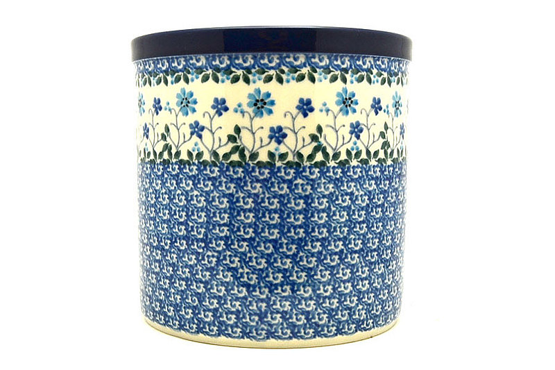 Ceramika Artystyczna Polish Pottery Utensil Holder - Georgia Blue 003-2785a (Ceramika Artystyczna)