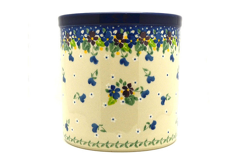 Ceramika Artystyczna Polish Pottery Utensil Holder - Plum Luck 003-2509a (Ceramika Artystyczna)