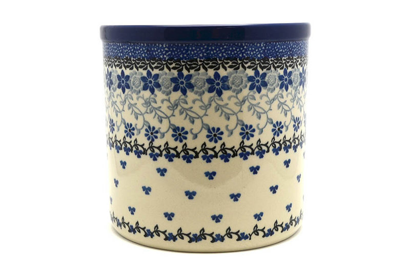 Ceramika Artystyczna Polish Pottery Utensil Holder - Silver Lace 003-2158a (Ceramika Artystyczna)