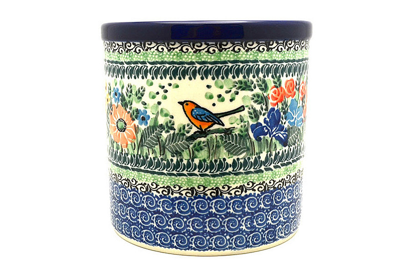 Ceramika Artystyczna Polish Pottery Utensil Holder - Unikat Signature U2517 003-U2517 (Ceramika Artystyczna)