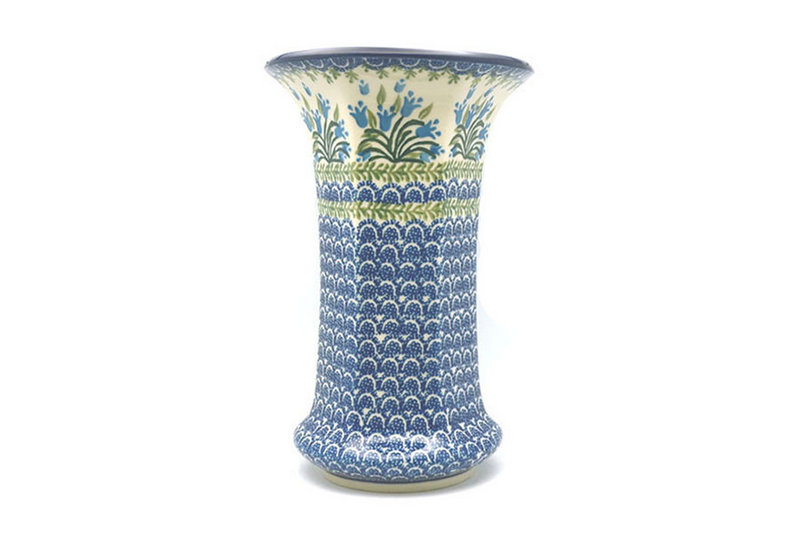 Ceramika Artystyczna Polish Pottery Vase - Large - Blue Bells 052-1432a (Ceramika Artystyczna)