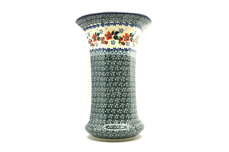 Ceramika Artystyczna Polish Pottery Vase - Large - Cherry Blossom 052-2103a (Ceramika Artystyczna)