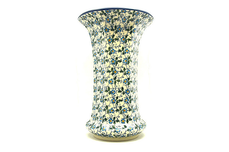 Ceramika Artystyczna Polish Pottery Vase - Large - Forget-Me-Knot 052-2089a (Ceramika Artystyczna)