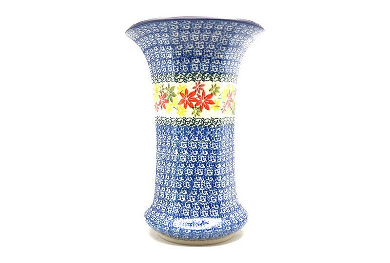 Ceramika Artystyczna Polish Pottery Vase - Large - Maple Harvest 052-2533a (Ceramika Artystyczna)