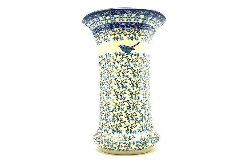 Ceramika Artystyczna Polish Pottery Vase - Large - Song Bird 052-1932a (Ceramika Artystyczna)