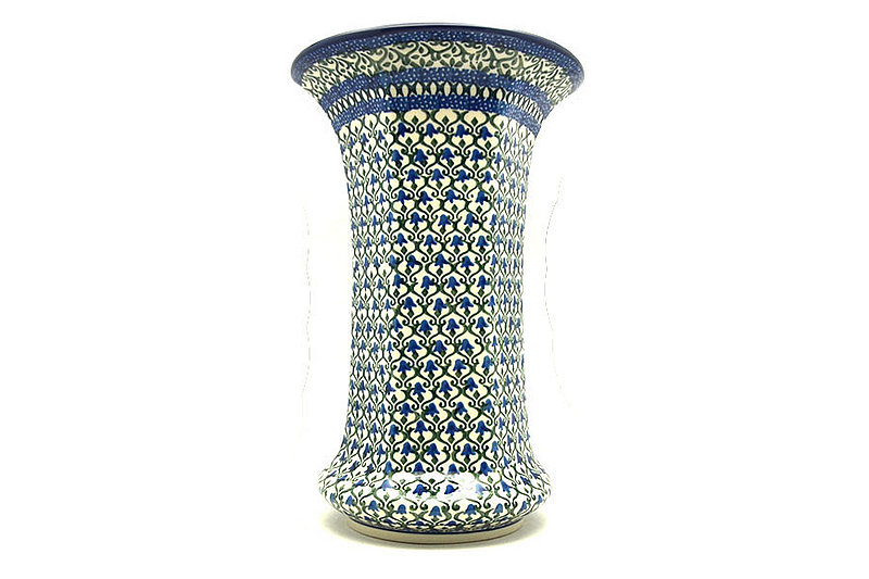 Ceramika Artystyczna Polish Pottery Vase - Large - Tulip Trellis 052-0585a (Ceramika Artystyczna)