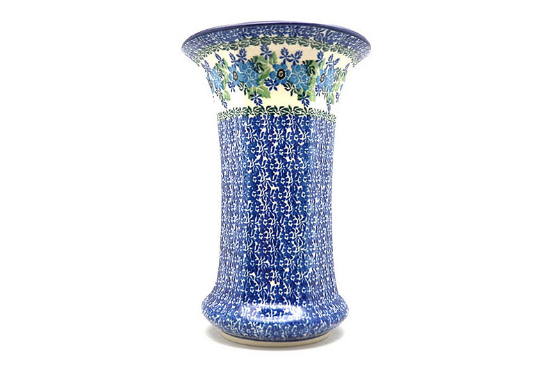 Ceramika Artystyczna Polish Pottery Vase - Large - Wild Indigo 052-1865a (Ceramika Artystyczna)