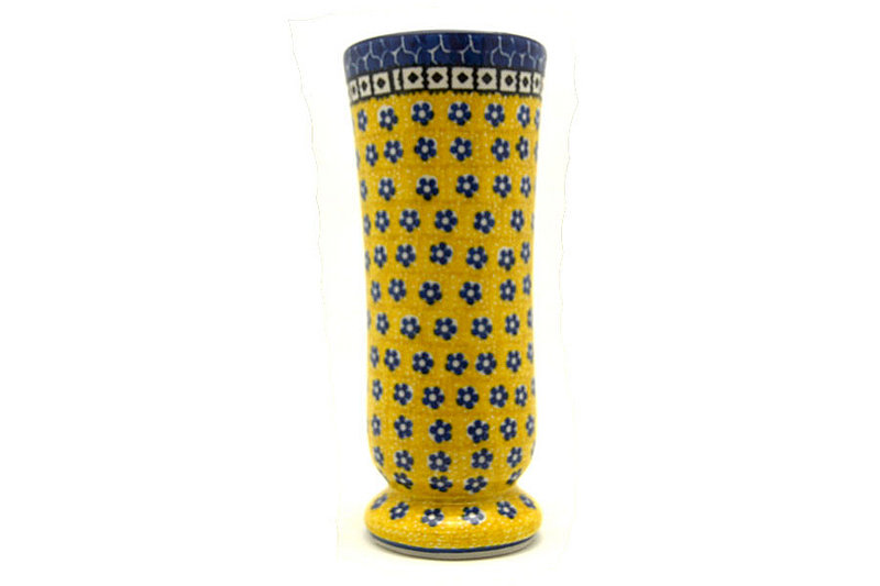 Ceramika Artystyczna Polish Pottery Vase - Medium Narrow - Sunburst 195-859a (Ceramika Artystyczna)