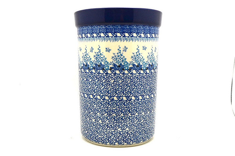Ceramika Artystyczna Polish Pottery Wine Crock - Blue Sage 169-3277a (Ceramika Artystyczna)