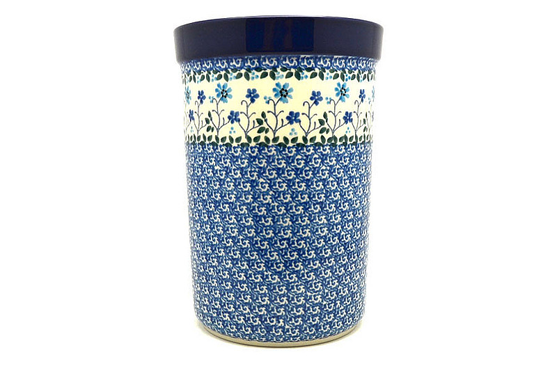 Ceramika Artystyczna Polish Pottery Wine Crock - Georgia Blue 169-2785a (Ceramika Artystyczna)