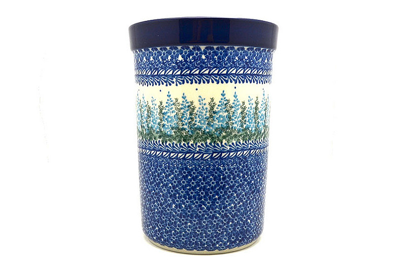 Ceramika Artystyczna Polish Pottery Wine Crock - Virginia Blue Bells 169-3279a (Ceramika Artystyczna)
