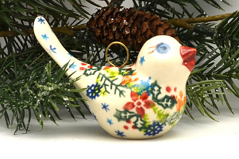 Vena Polish Pottery Ornament - Bird - VB304 V416-VB304 (Vena)