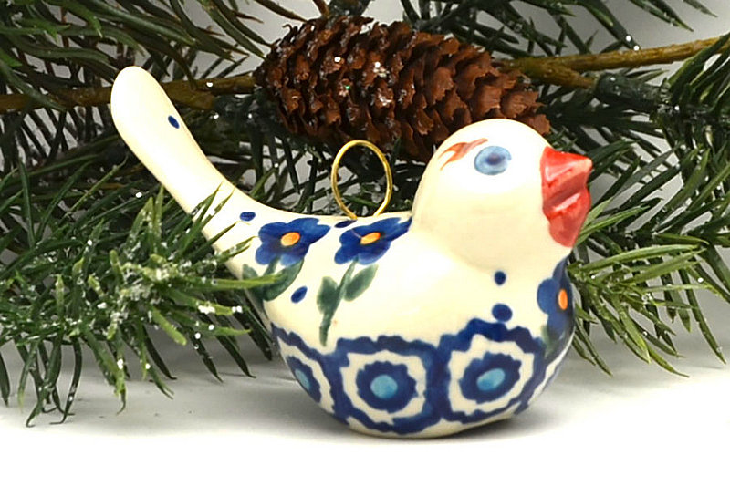 Vena Polish Pottery Ornament - Bird - VC029 V416-VC029 (Vena)