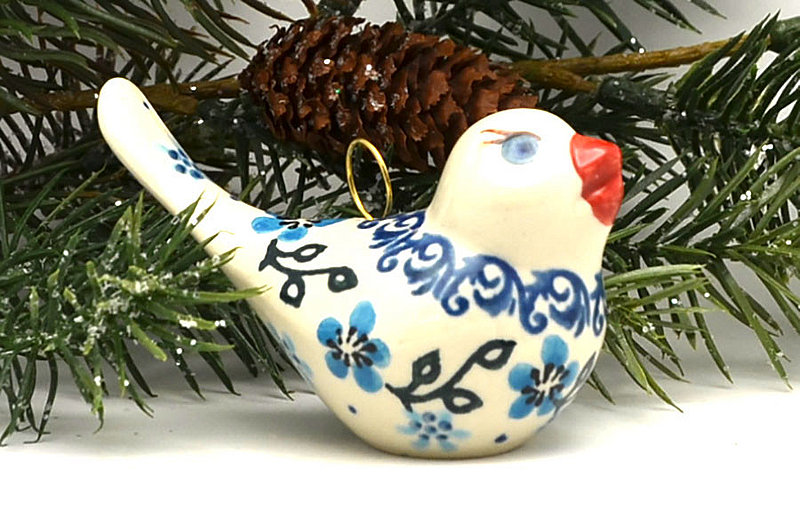 Vena Polish Pottery Ornament - Bird - VC114 V416-VC114 (Vena)
