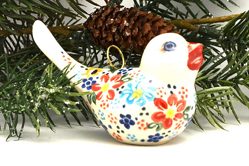 Vena Polish Pottery Ornament - Bird - VU422 V416-VU422 (Vena)