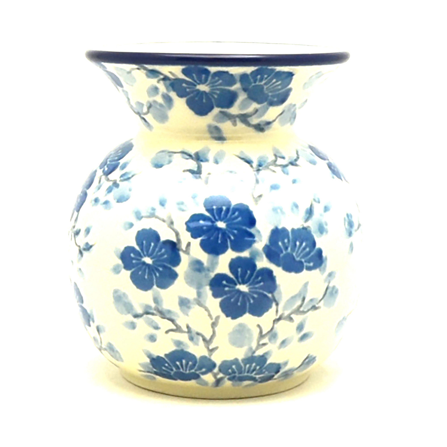 Polish Pottery Bubble Vase - Timeless Blue 048-3428a