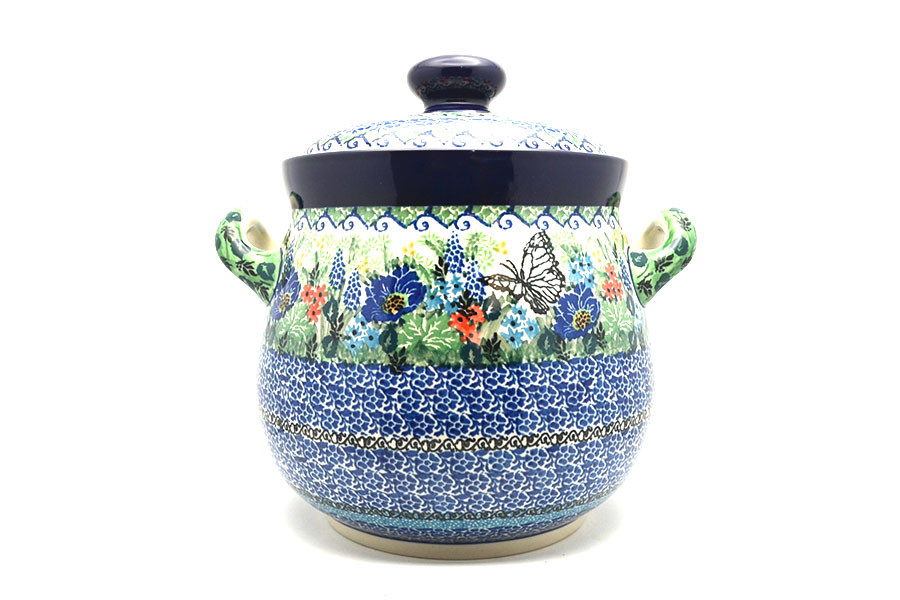 Ceramika Artystyczna Polish Pottery Cookie Jar 14 Cups Unikat Signature U4600 173 U4600 P9834 