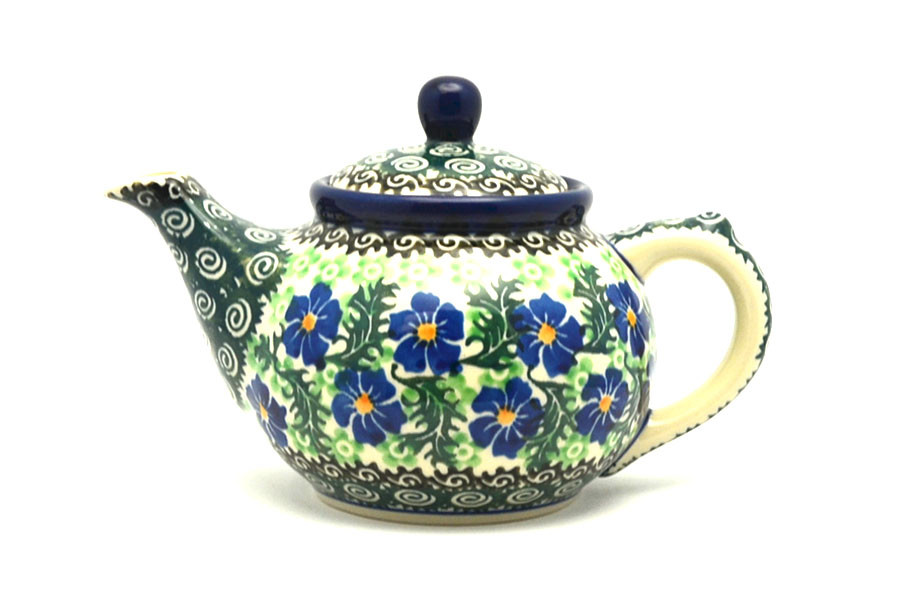 Polish Pottery Teapot 14 oz. Sweet Violet 1201538a