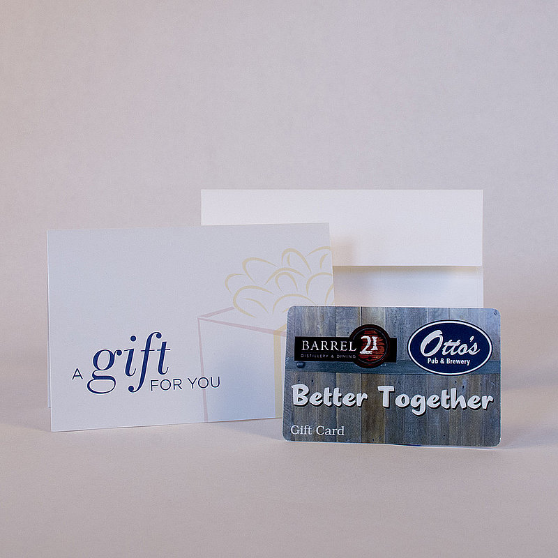 $60 Otto's & Barrel 21 Gift Card