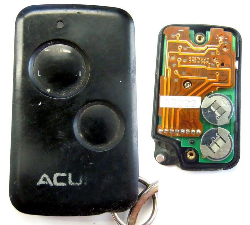 Parts Only Dealer Installed Key Fob Fits Acura 2 Button