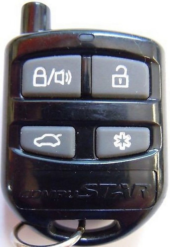Compustar remote shop start key fob