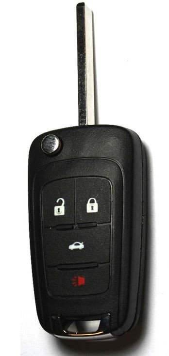 AVL PN OEM Chevrolet Multi-Car Remote Flip Key Fob w/ Uncut Blade 13500221 