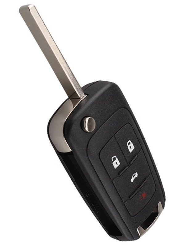 NEW Chevy GM OEM  Switchblade Flip Key 4 Button Remote 13500318 5921872 LOGO