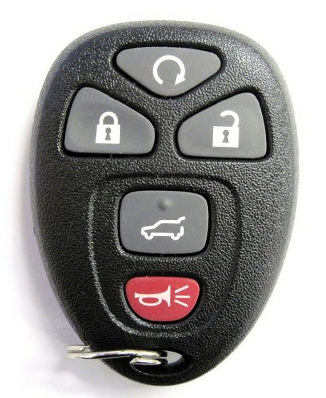 Key Fob Keyless Entry Remote with Ignition Key fits Cadillac DTS / Chevy Impala Monte Carlo 2006-2013 Set of 2 OUC60270, OUC60221 