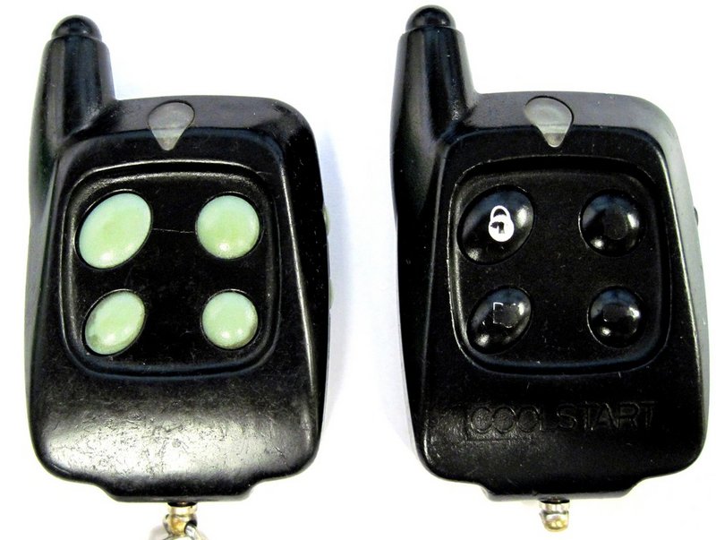 Crimestopper Cool Start keyless remote control FCC ID CHX433TX car