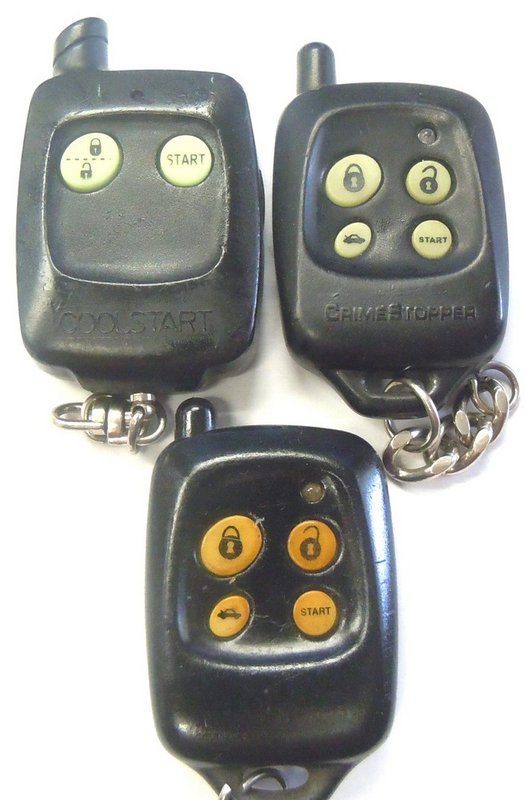 Keyless Remote Control RS900.II III Cool Start Crime Stopper