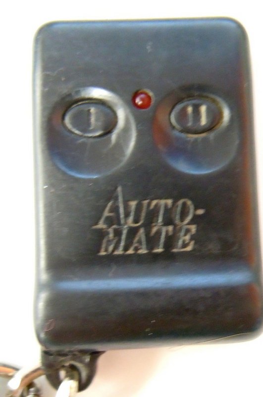 AutoMate 492T remote control alarm keyless entry key fob PreOwned 614Apo