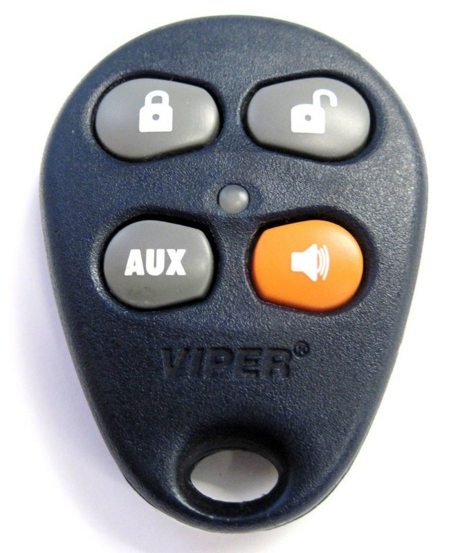 EZSDEI7652 Remote Keyless 5 Button Fob Orange LED 7654v TESTED Viper FCC 