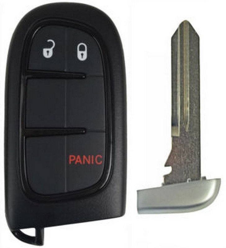 OEM Dodge Keyless Entry Remote Fob 3-Button Fobik Smart Key FCC ID: GQ4-53T / P/N: 56046953