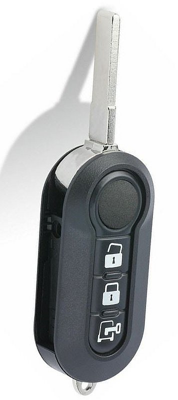 Fiat Keyless remote fits Fiat FCC ID LTQF12AM433TX key fob car control transmitter keyfob switchblade entry clicker flip key New 318no (Fiat)