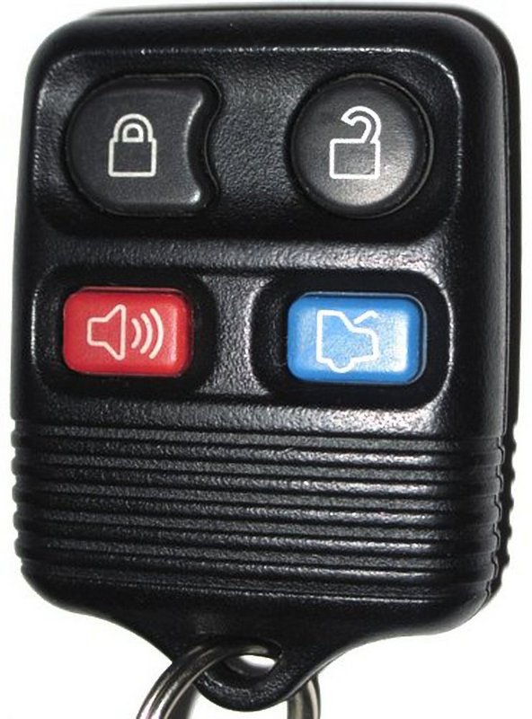 Keyless2Go New Silicone Cover Protective Case for 4 Button Remote Key Fobs FCC CWTWB1U345 CWTWB1U331 Black 