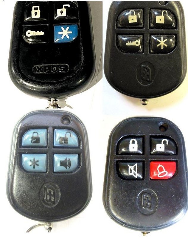Keyless remote transmitter Bicron Xpos GB FCC LQLKNJ2NR PreOwned 585po
