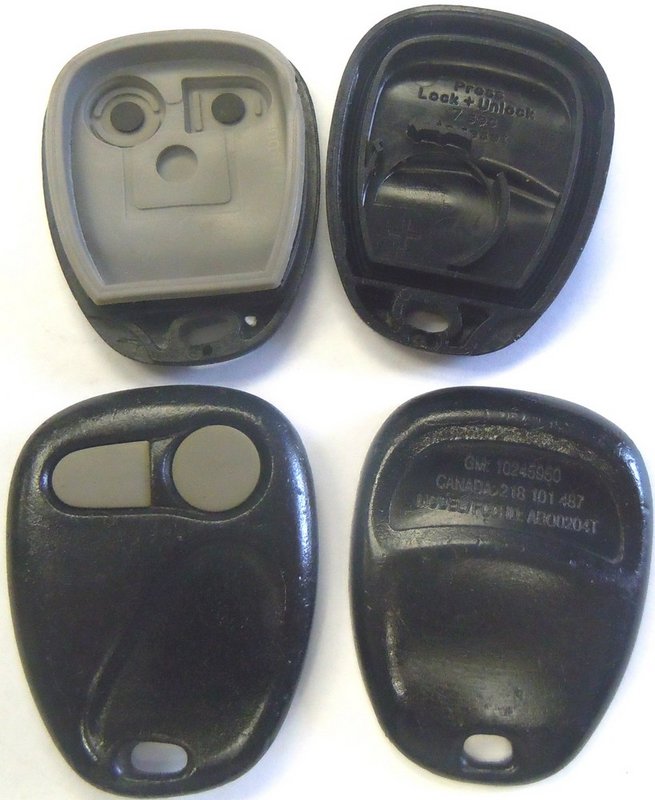 GM 12495653 EZSOEMTX 4 Button Remote Transmitter