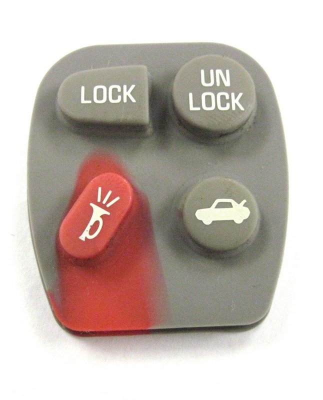 General Motors keyless remote 16263074-99 key fob replacement button pad GM keyfob key fob car transmitter control Pre-Owned 50Abp (General Motors)