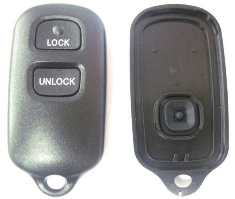 Keyless remote  replacement case shell and buttons for key fob fits Toyota 3 Button FCC ID GQ43VT14T GO43VT14T 89742-06010 AA020 entry transmitter control
