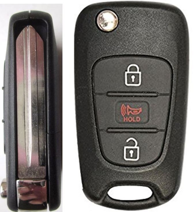 key fob for Kia FCC ID NYOSEKSAM11ATX keyless remote flip car keyfob 95430 2K250 New POINTED