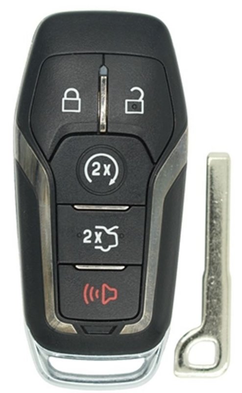 4+1Btn Replacement Smart Prox Remote Key Shell Case Fob for Ford M3N-A2C31243300 
