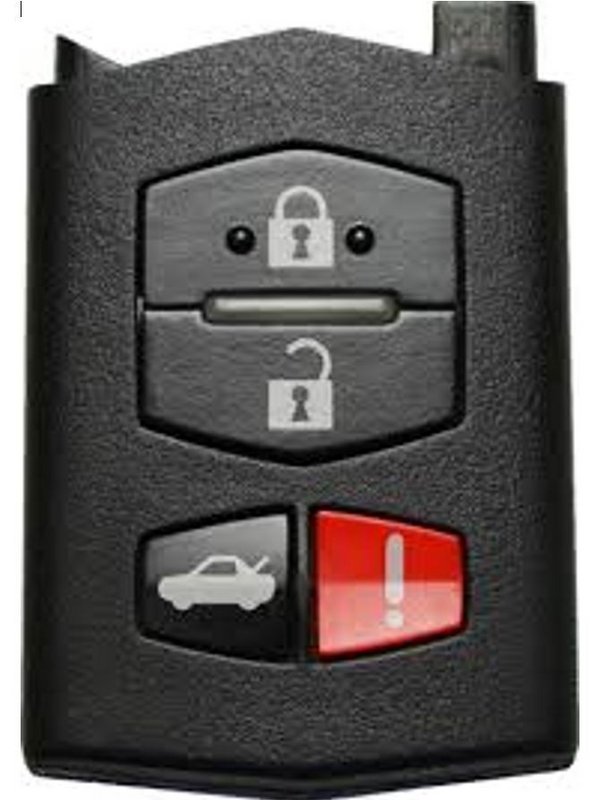 New Keyless Remote Half Entry New Mazda 4 Button Kpu41788